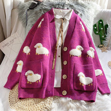 Charger l'image dans la galerie, 2020 Autumn New Knit Female Cardigan Loose Streetwear

