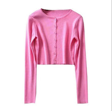 Charger l'image dans la galerie, Korean Style O-neck Short Knitted Sweaters Women
